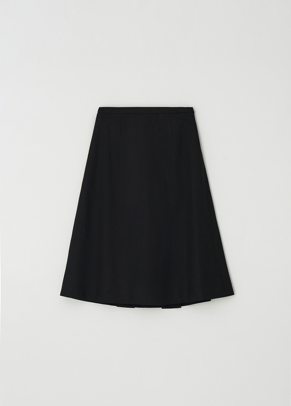 3rd /Back Pleats Skirt (Black)
