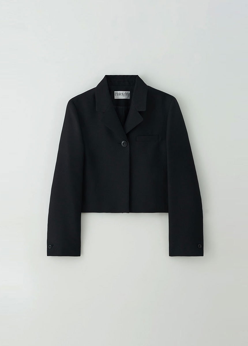2nd/ Wool Silk Jacket (Black)