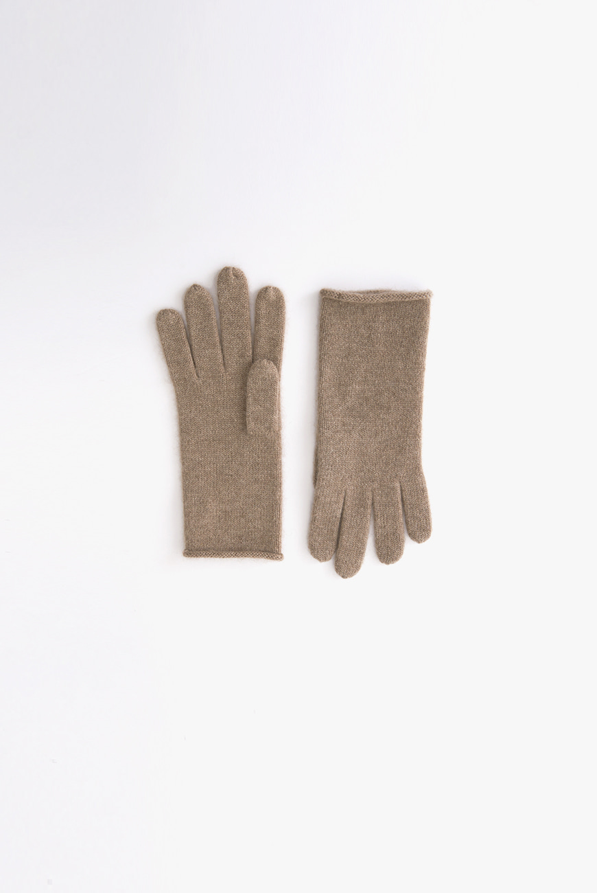 2nd/ Cashmere Gloves (Beige &amp; Brown)