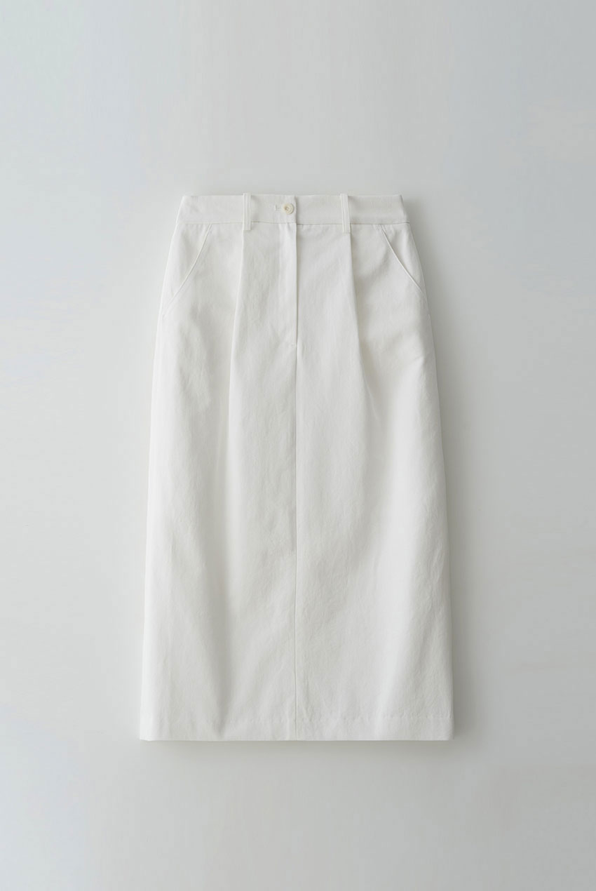 Pintuck Skirt (White)