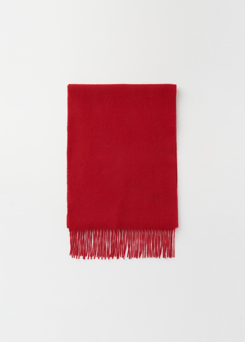 2nd/ Soft Wool Muffler (Red)